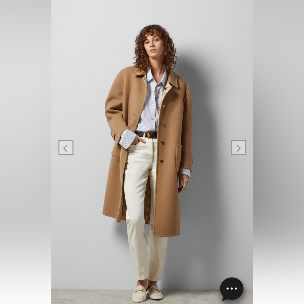 Gucci white cream cropped pants size 10 12 70-50 R